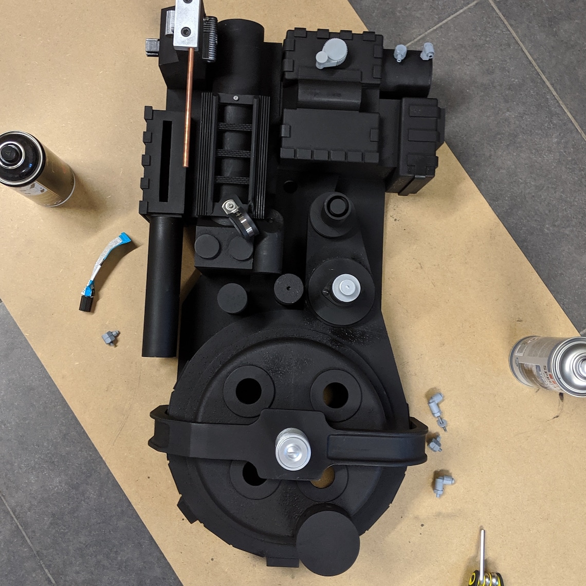 PART 1 & 2 3D printed Qpack proton pack assembly Etsy