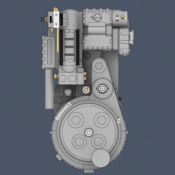 MK4 - 3D printed Q-pack Tacoshell proton pack instructions