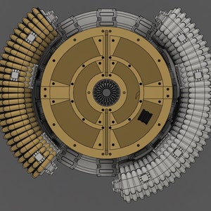 Proton pack inside replica for the workbench cyclotron from Ghostbusters Afterlife Digital files for 3d printing image 8