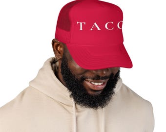TACO Embroidered Trucker Hat: Fun Festival Cap