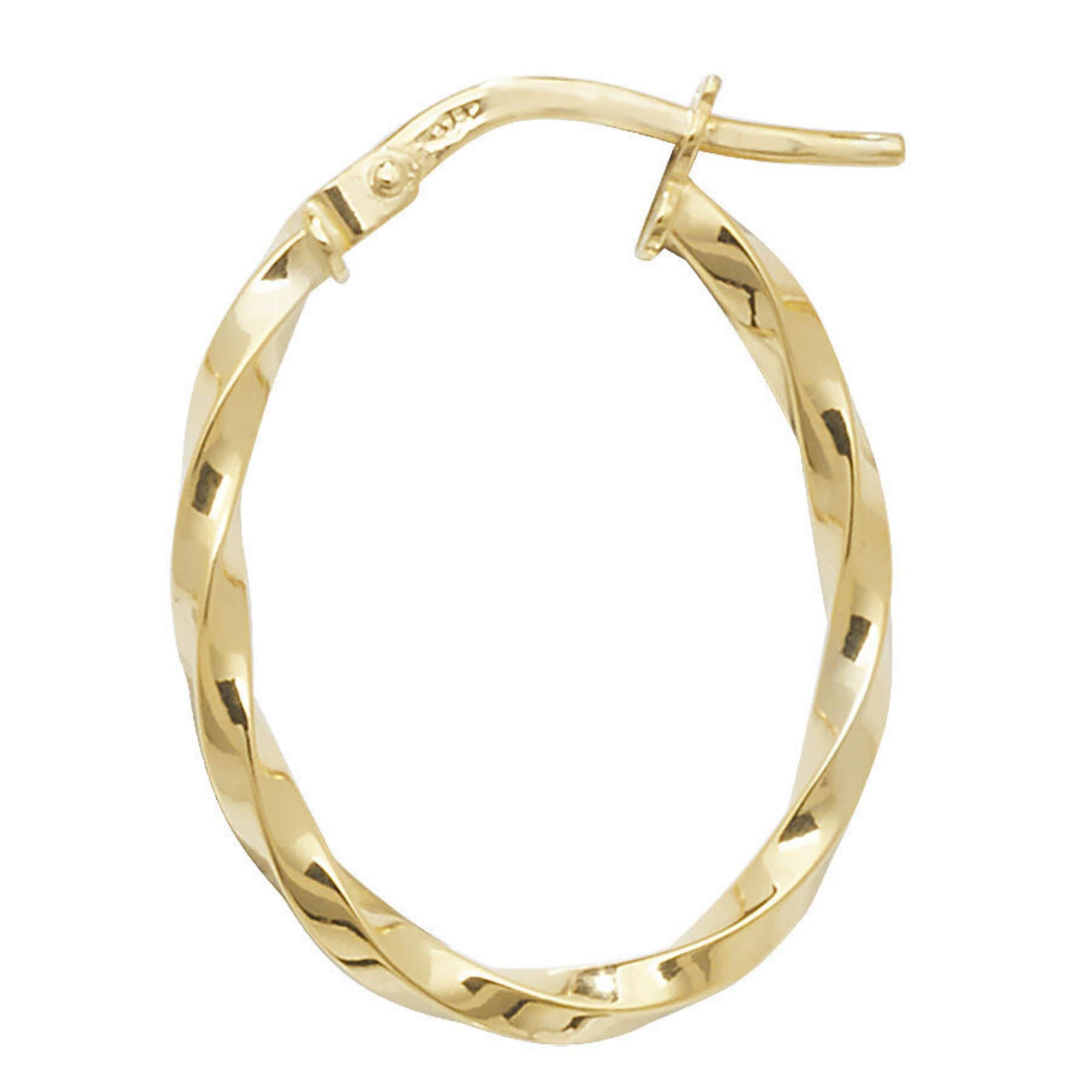 Gold Twisted Hoop Earrings Twisted Hoops Women Gold Hoop Earrings Real