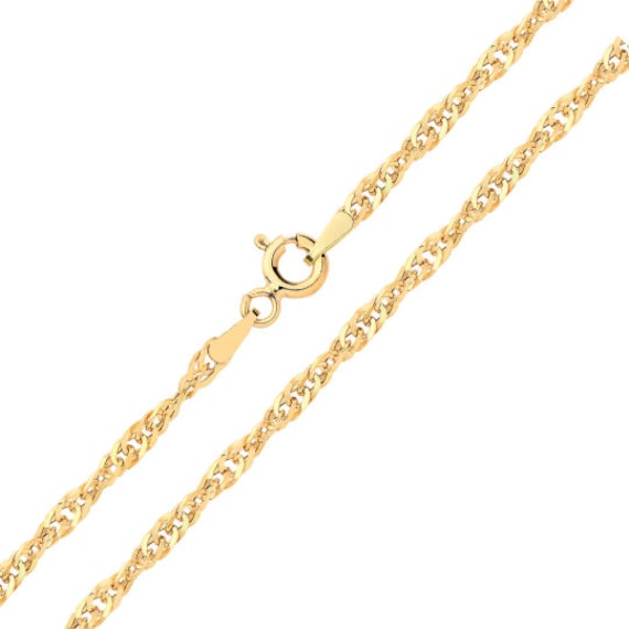 9 carat gold chain deals