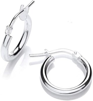 Loutade Set Di 5 Paia Di Orecchini A Cerchio In Argento 925 – Piccoli Cerchi Ipoallergenici Per Donne E Uomini, Con Zirconi, Perfetti Per Piercing Multipli E Orecchie Sensibili