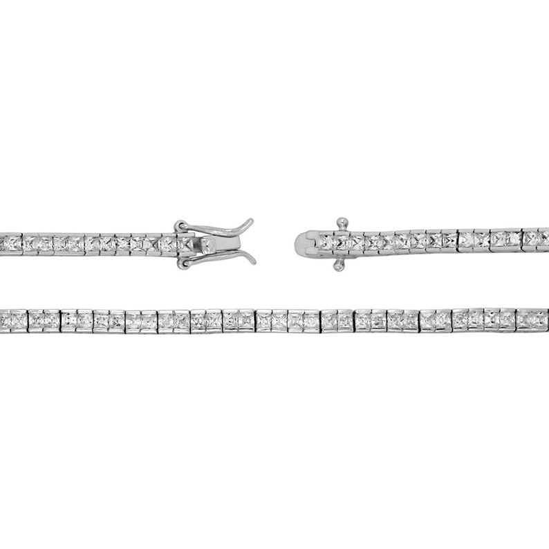 925 Sterling Silver Hallmarked Tennis Bracelet 10gr 7.5 inches for Ladies Mother\u2019s Day gift