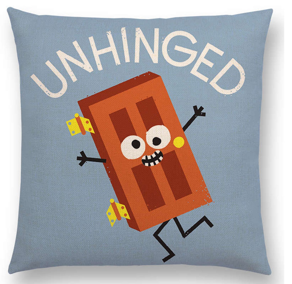 Funny cushion cover unhinged Home decor Fathers day gift Etsy