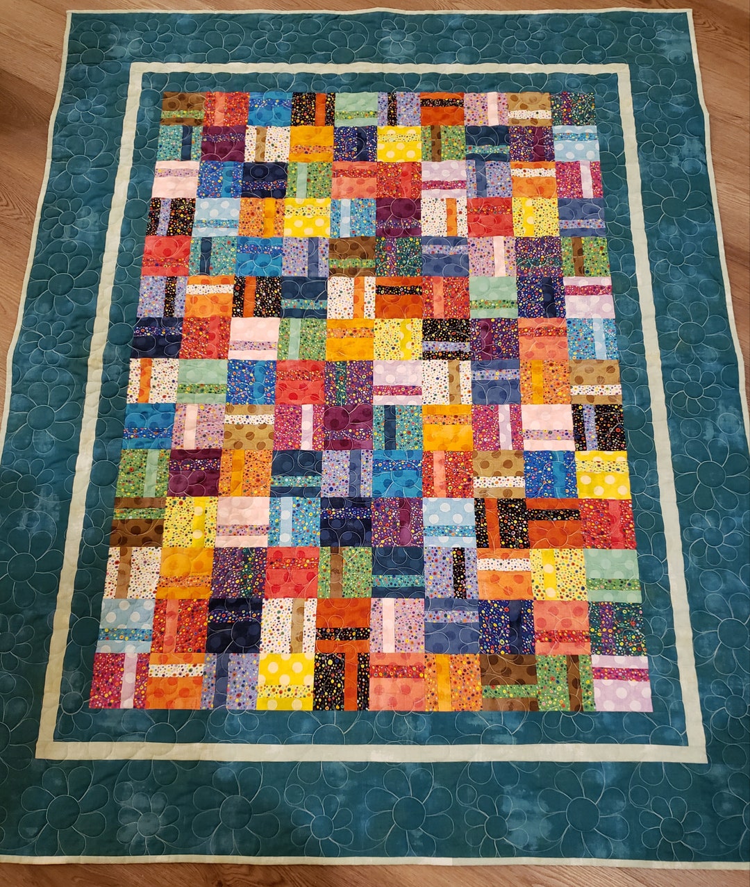 Completed Quilt, Modern Lap Throw Quilt, Modern Quilt, Lap Quilt, Throw