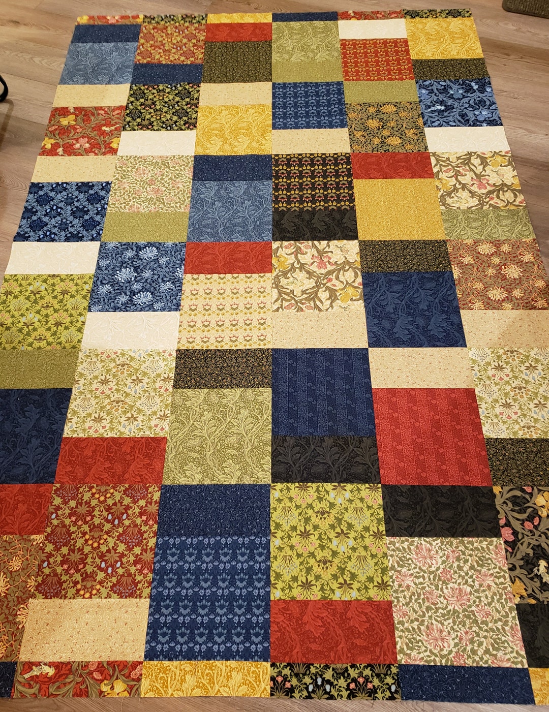 Unfinished Quilt Modern Quilt Quilt Quilt Top Only Made in Etsy