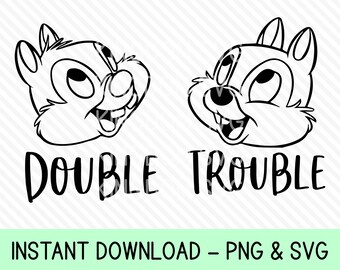 Double Trouble Svg Etsy Double Trouble Svg Etsy