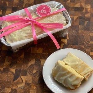 Keto Low Carb White Chocolate Poundcake