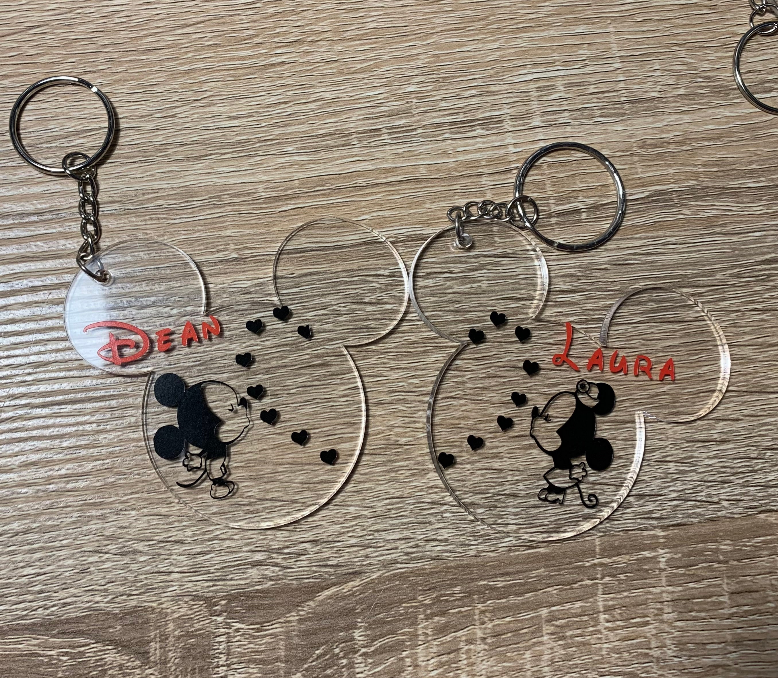 Disney inspired key ring Etsy