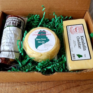Maine Made Cheese and Meat Taster Box