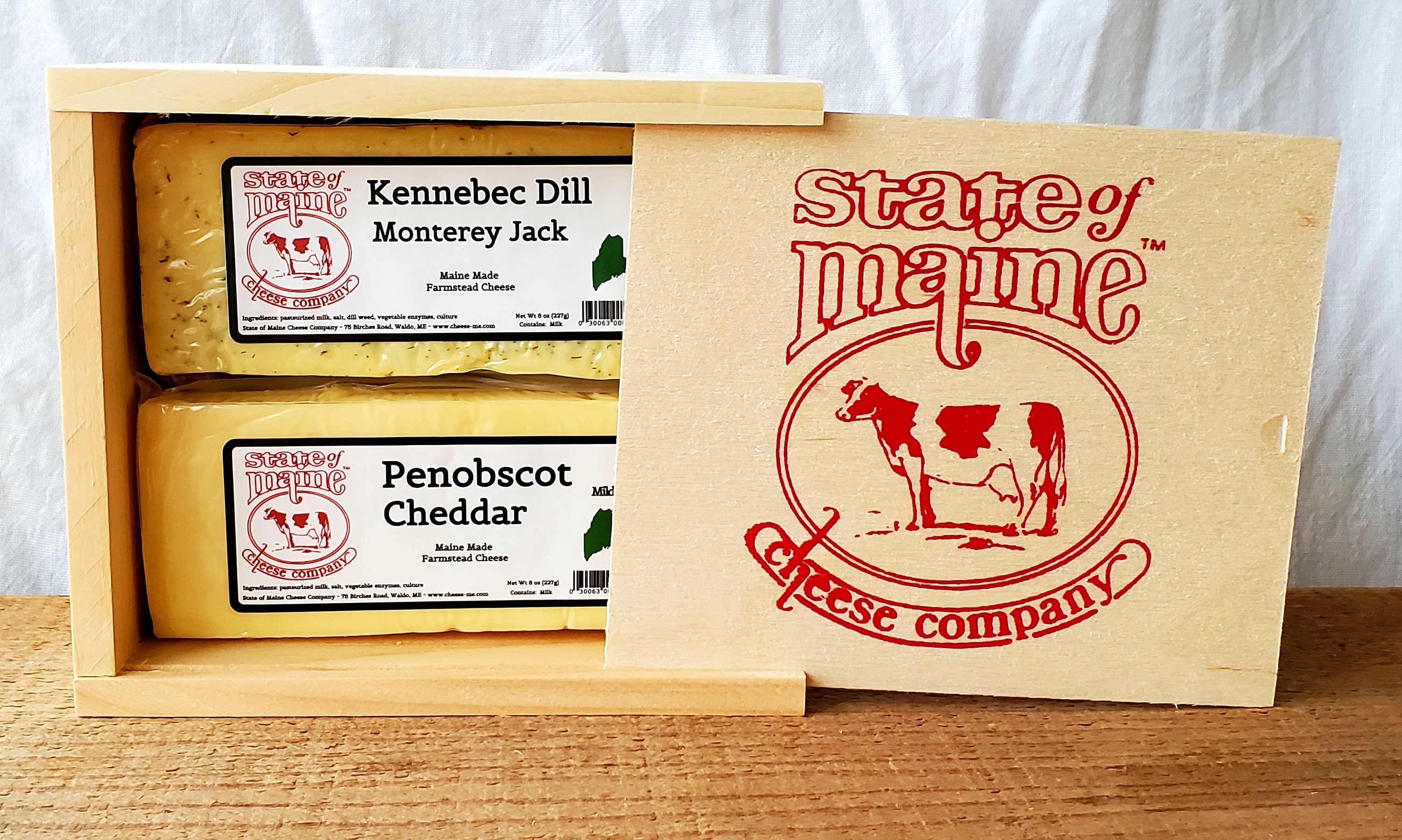 Maine Woodsman Cheese Assortment Cheese Gift Box Etsy