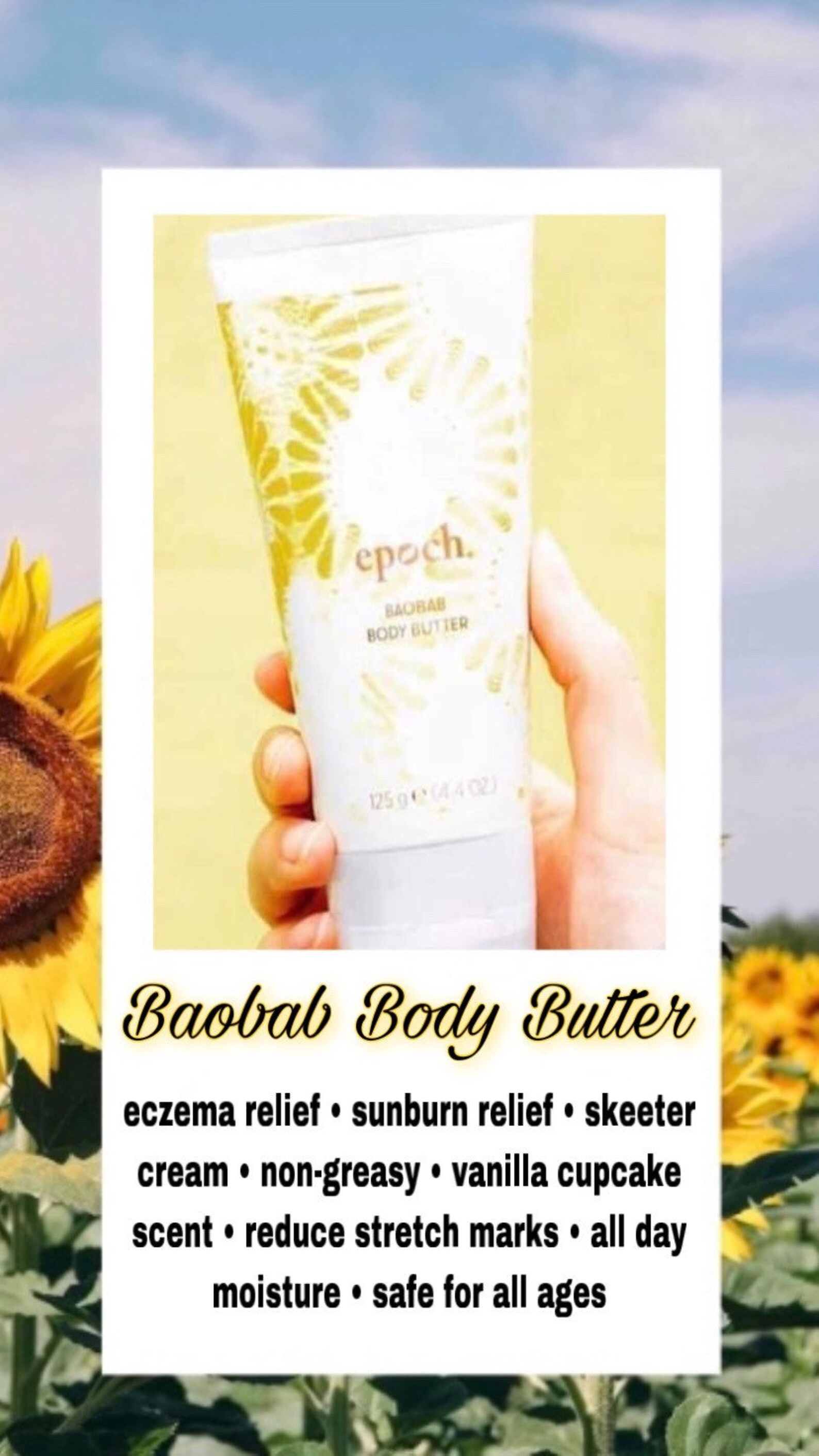 NuSkin Epoch Baobab Body Butter Etsy