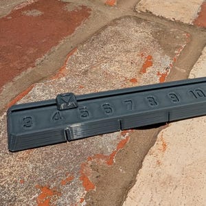 Battletech compatible 3D-Printed To-hit number tracker