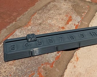 Battletech compatible 3D-Printed To-hit number tracker