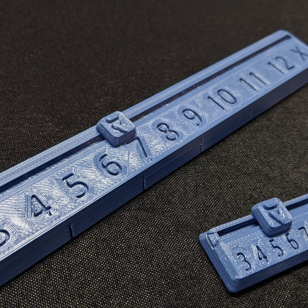 To-hit number tracker compatible with Battletech tabletop miniatures game STL ONLY for PERSONAL use