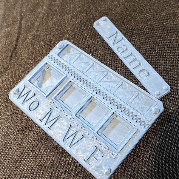 3D printed Wound/Might/Will/Fate stat trackers compatible with the Middle-Earth Strategy Battle Game / MESBG