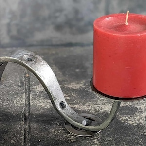 Hand-forged candle holders