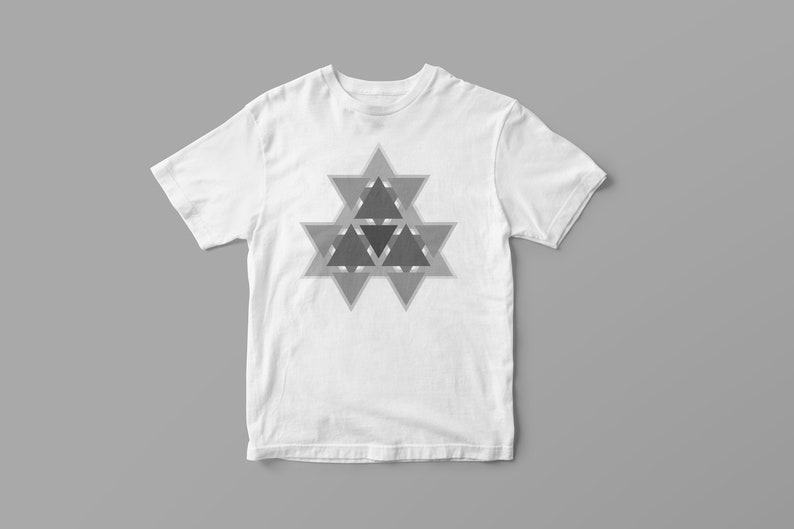 PNGSVG Abstract Design using Triangles for Printing on T-Shirts White Edition Posters and others