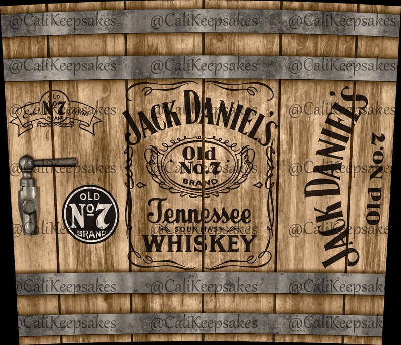 Jack Daniels Tennessee Whiskey PNG 20oz sublimation tumbler | Etsy