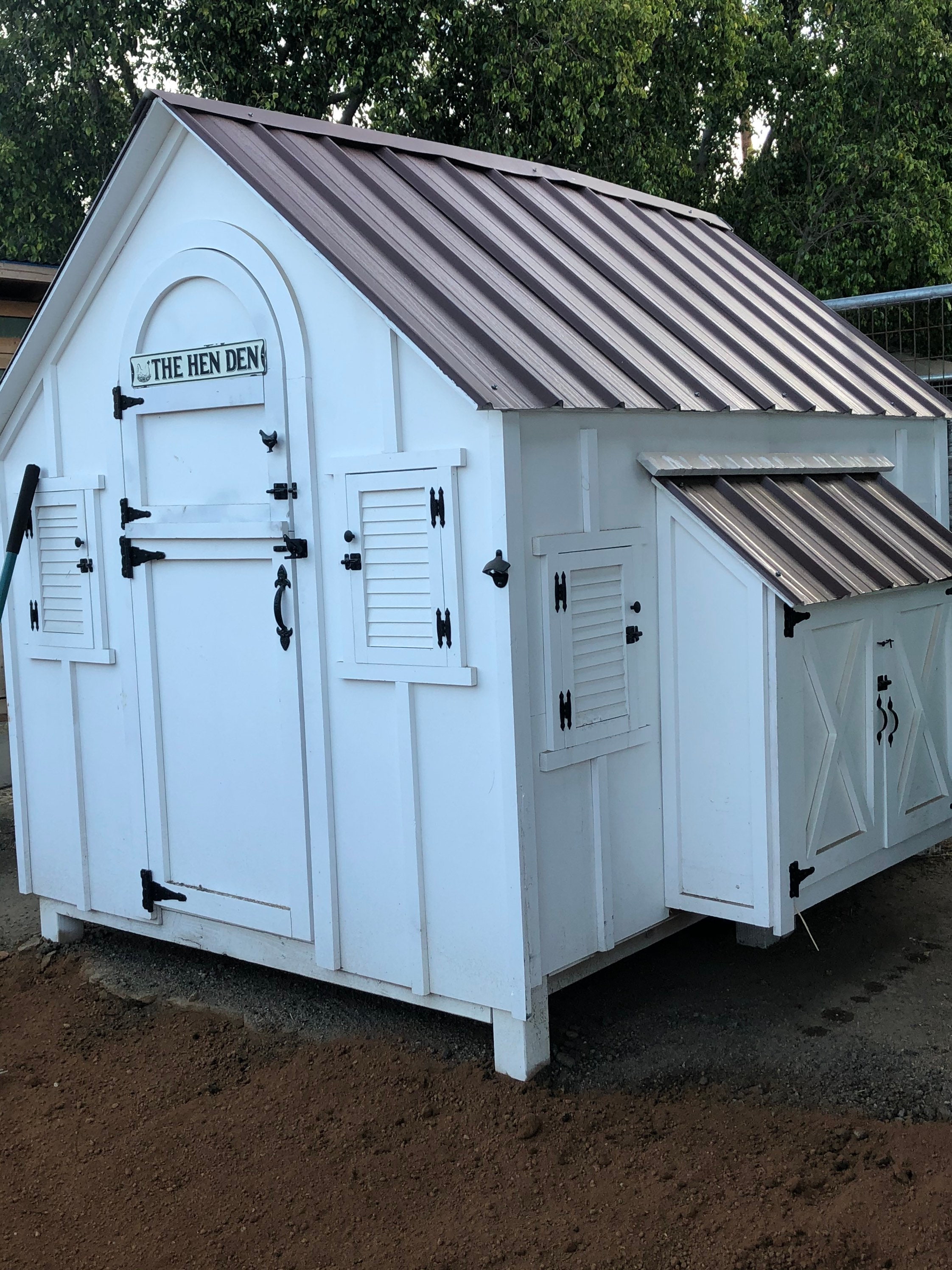 chicken coop catio
