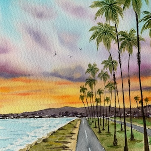 Santa Barbara waterfront bike trail