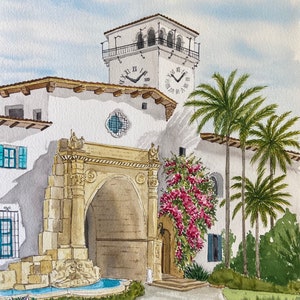 Santa Barbara courthouse front view