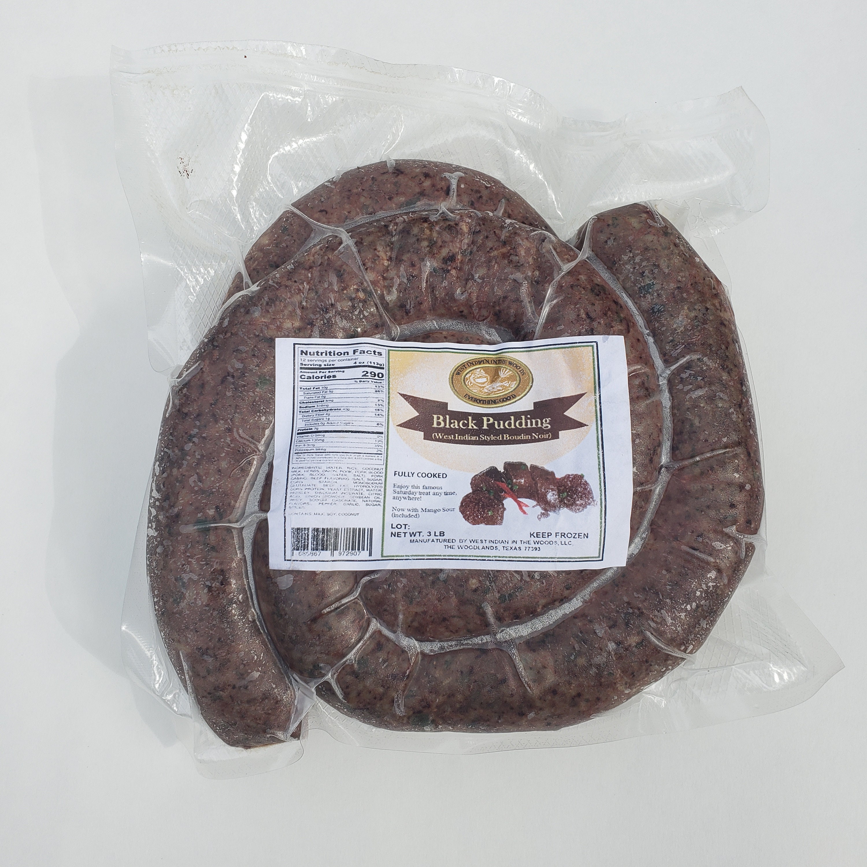 WIITW Guyanese Styled Black Pudding 3 Lbs Etsy