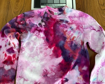 Multi-color Ice-Dyed Mid-weight Crewneck Sweatshirt
