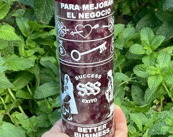 ASSORTERAD Affärsframgång 7 dagars bön Andlig ljus Öppna dörrar Lycka till Veladora de Siete Dias Espiritual Abre Puertas Buena Suerte