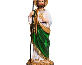 12 "Gesegneter St. Jude Der Apostel Statue Altar für Geldsegen Estatua San Jewels Tadeo Para Dinero Y Buena Suerte katholisch religiös