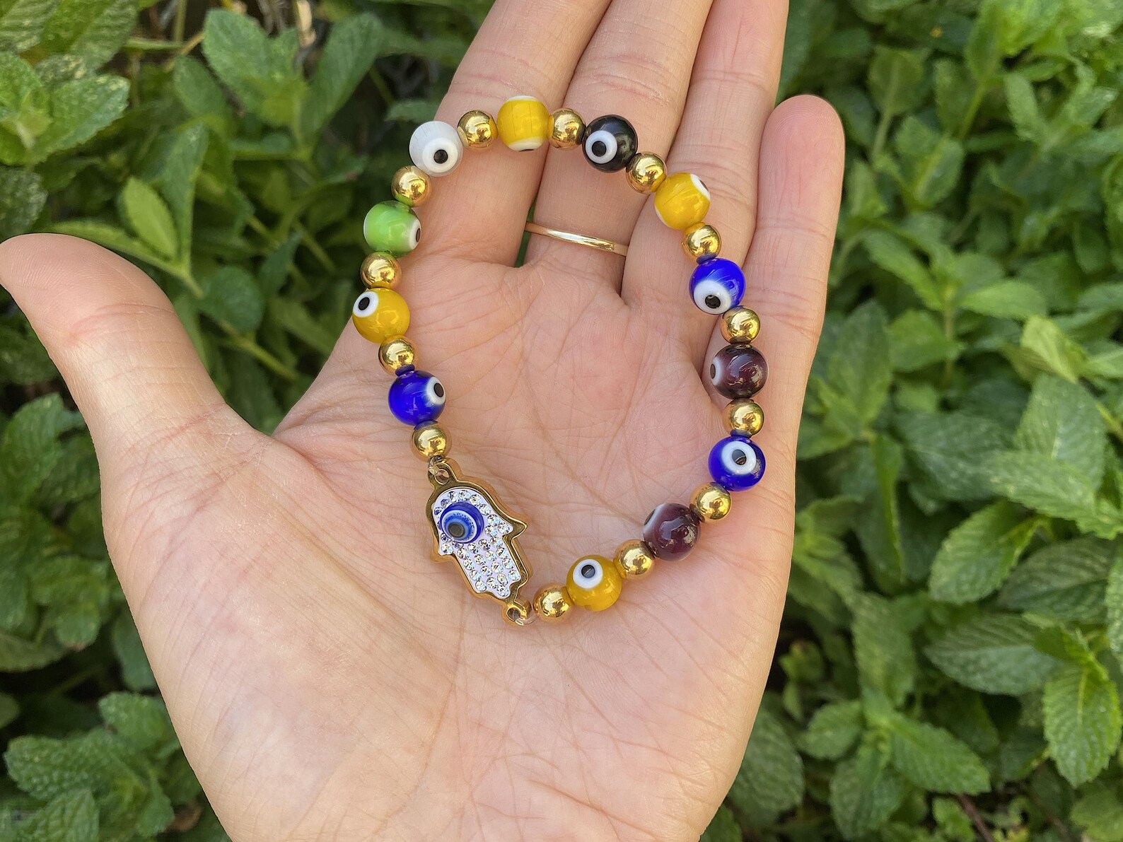 BLESSED Evil Eye Bracelets Protection Bracelet Contra Mal De | Etsy