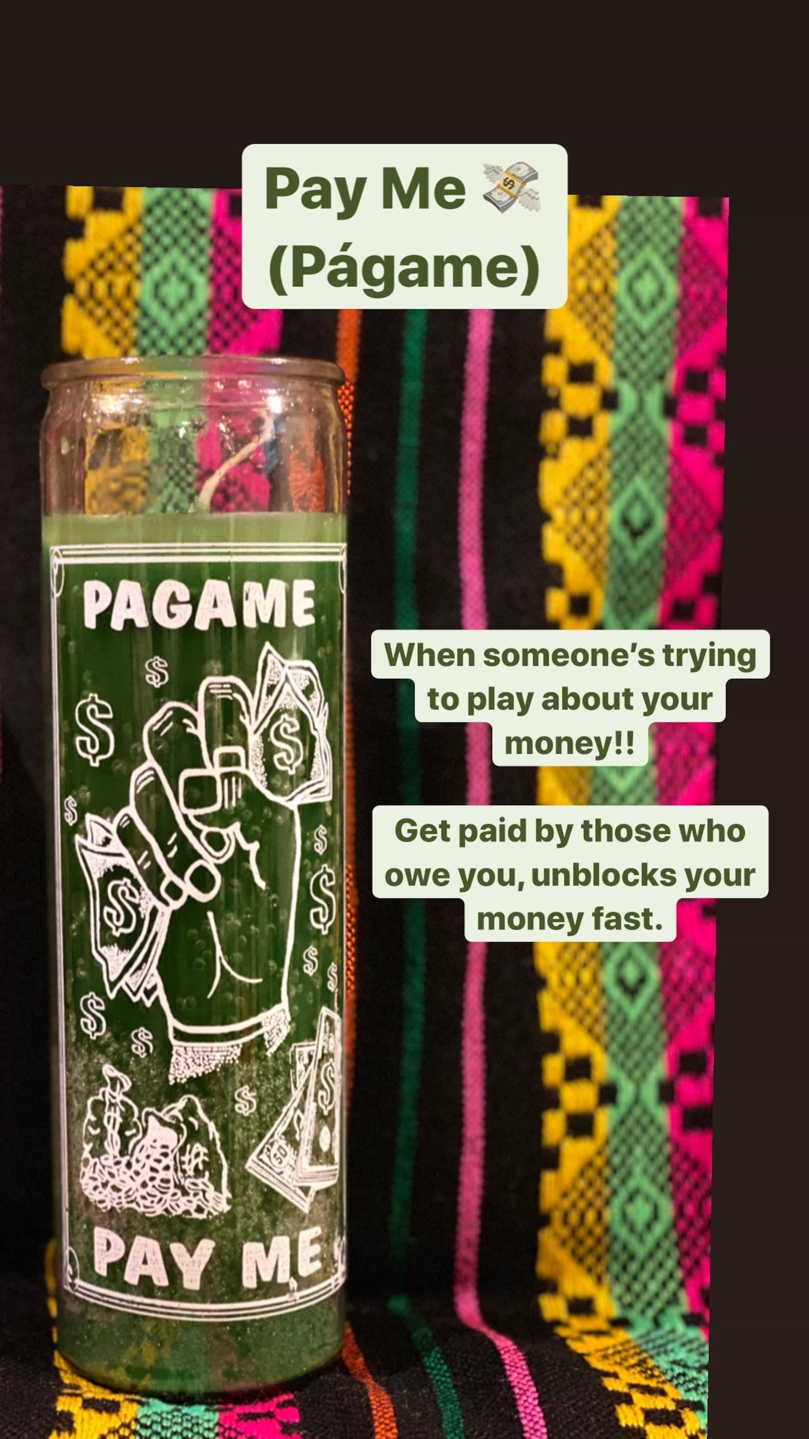 Money Rain 7 Day Candle Velas Preparadas Para Buena Suerte Etsy