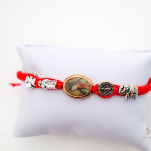 Blessed Virgen De Guadalupe Woven Adjustable Bracelet