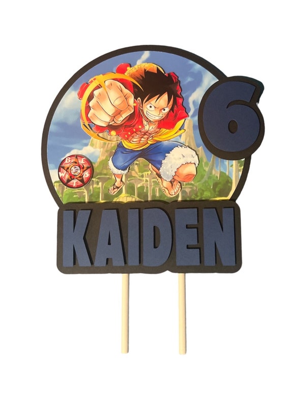 Monkey D. Luffy Anime Theme Cake Topper