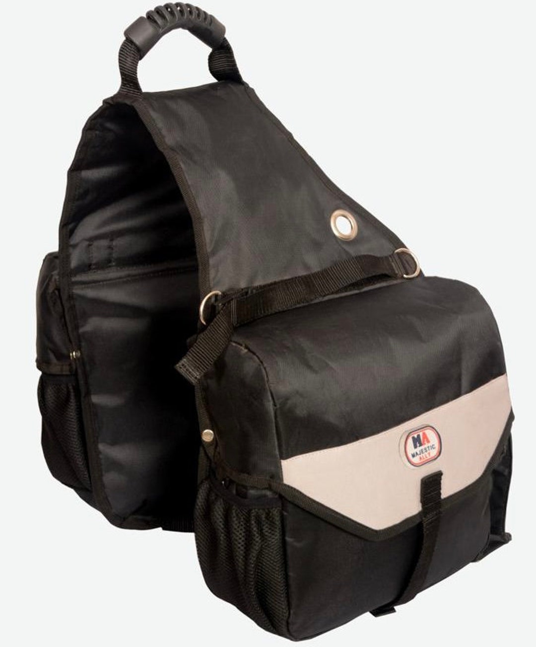 Majestic Ally Sac De Toilettage Cheval 6 Poches Extérieures – Grand Compartiment Central Organisateur, Hydrofuge Et Durable