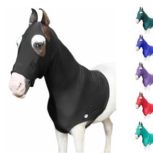 Majestic Ally Stretch Lycra Horse Hood with Zipper