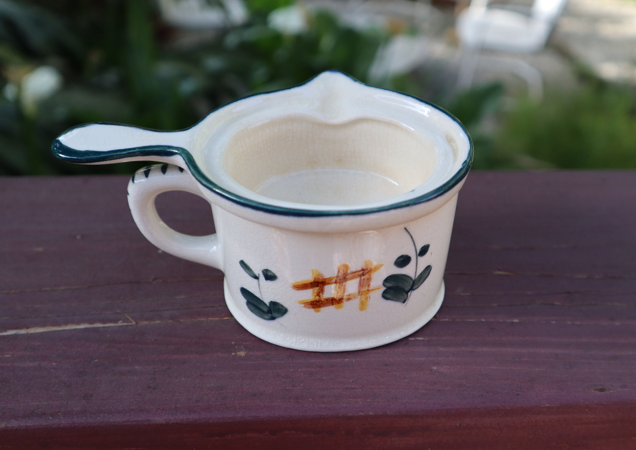 Vintage Ceramic Butter Warmer Set Etsy