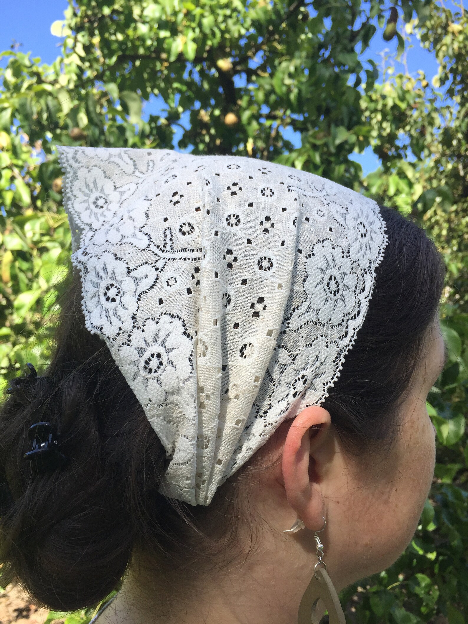 Off-white Headscarf Christian Head Covering - Etsy