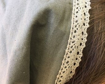 Gray Headscarf 8.27 Inches, 21cm, Christian Head Covering