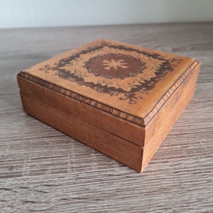 Small Wooden Treasure Chest Jewellery Trinket Box to Paint