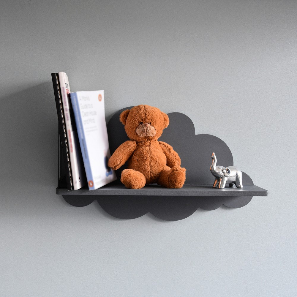 Wooden shelf Kids wall shelf Nursery Shelves Сhildren's Etsy