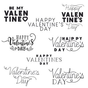 Paquete SVG del Día de San Valentín, Feliz Paquete SVG del Día de San Valentín, SVG de San Valentín