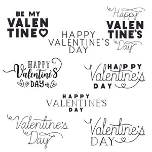 Valentine's Day SVG Bundle, Happy Valentine's Day SVG Bundle, Valentine SVG zdjęcie 1