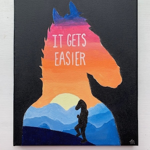 BoJack Horseman-It Gets Easier Wall Art Painting