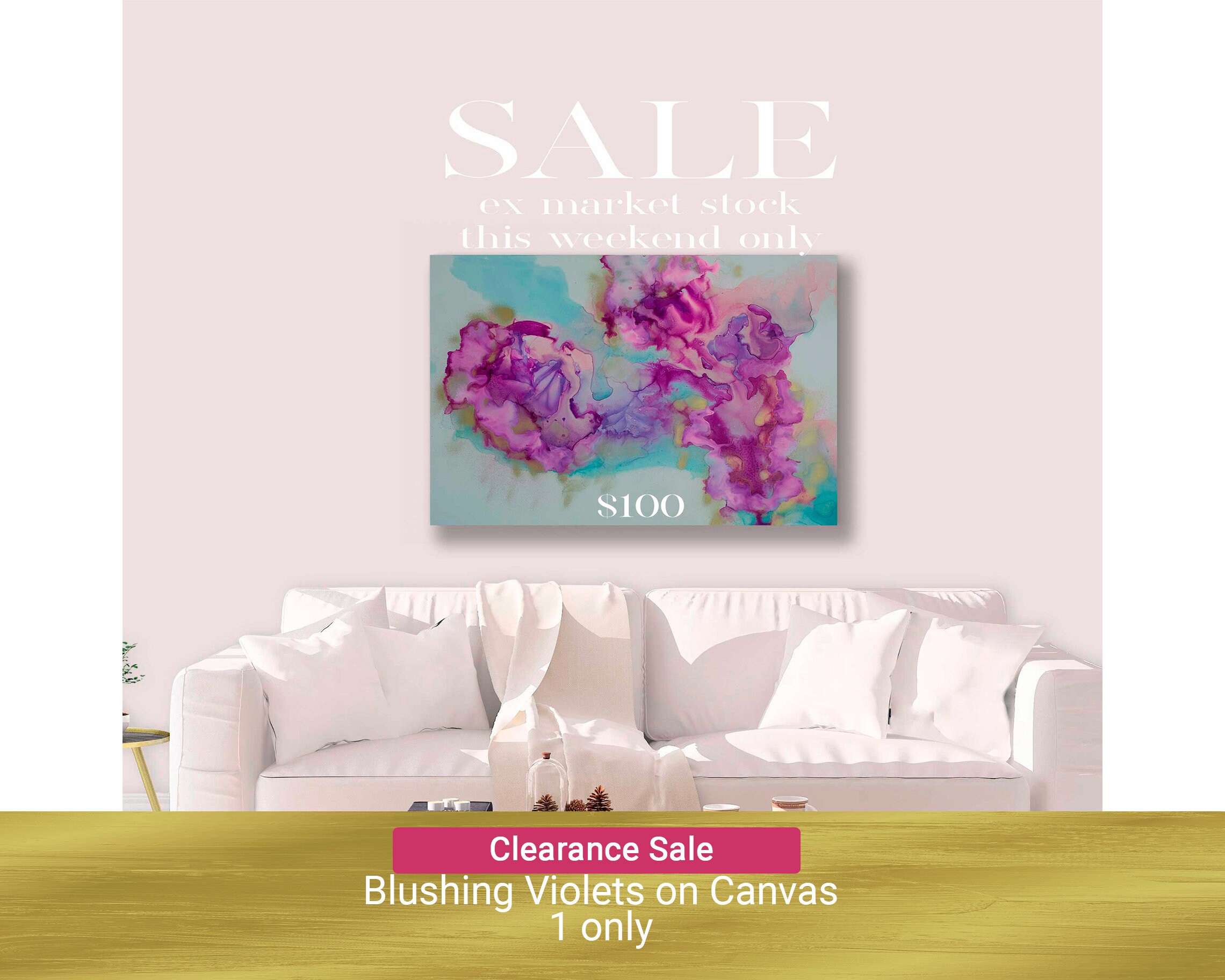 CLEARANCE SALE Extra Large Wall Art Print Canvas Colourful Etsy