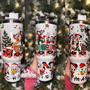 Christmas Mickey And Friends 40oz Tumbler