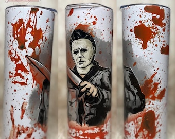Michael Myers Tumbler || Halloween Tumbler || Horror