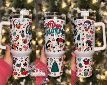 Christmas Mickey And Friends 40oz Tumbler
