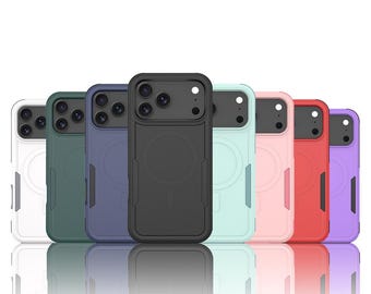iPhone 17 & 16 Shockproof Defender, Hybrid, Military Grade, Heavy Duty, MagSafe.